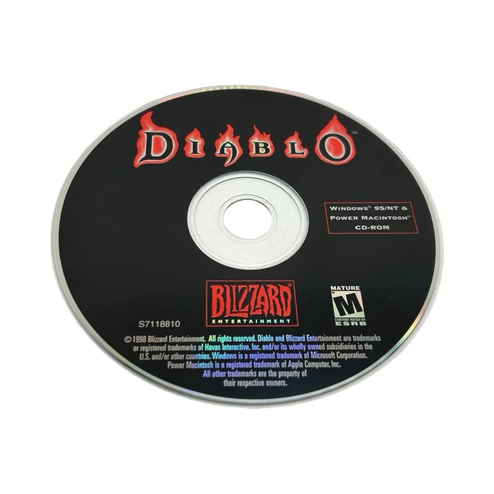 Diablo II 2 &‎ Lord of Destruction Expansion Set PC Mac Blizzard Discs Manuals